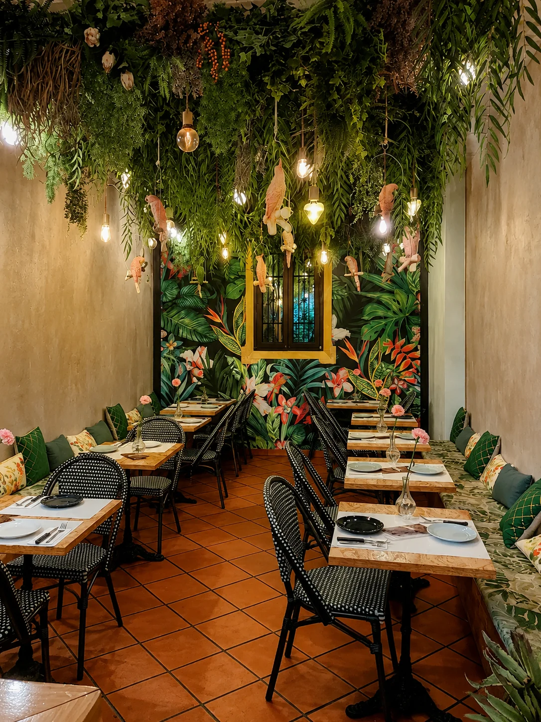 Salón interior de Taberna La Fábrica
